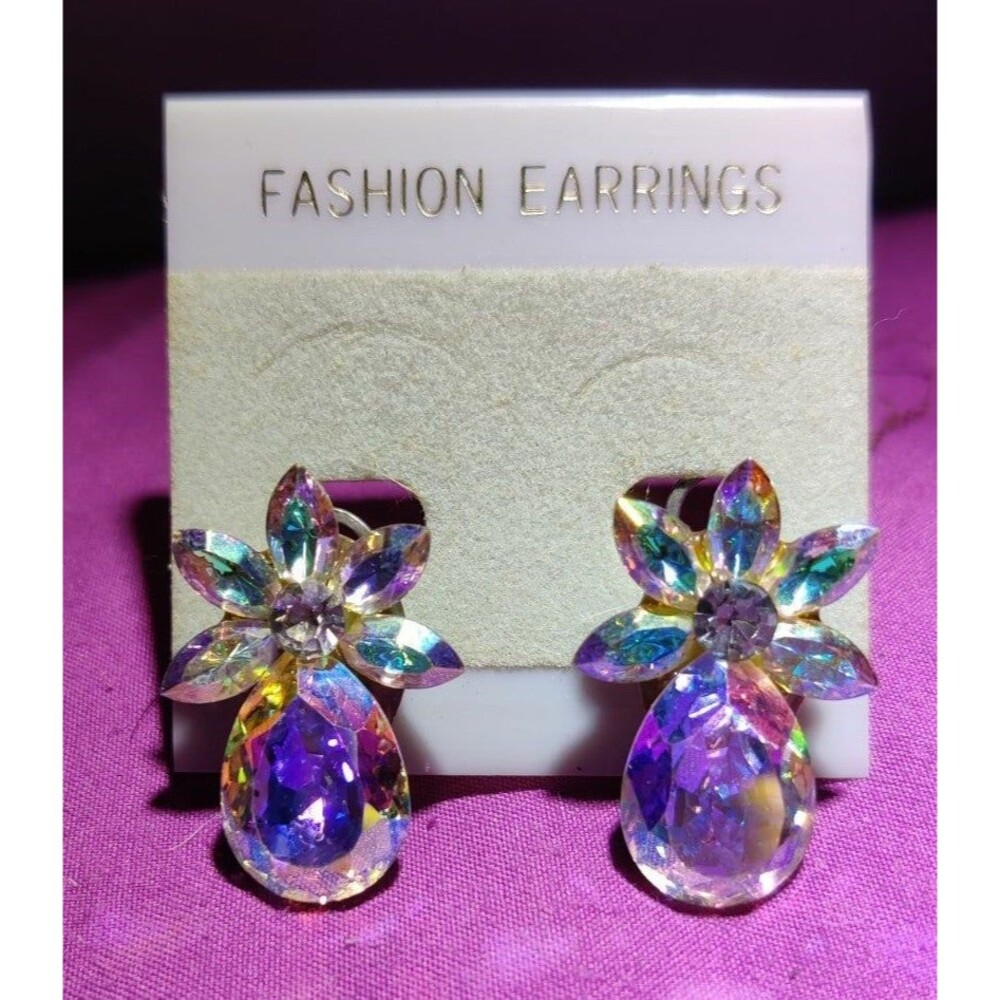 Rainbow Crystal earrings